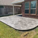 All Grays Stamped Concrete Patio